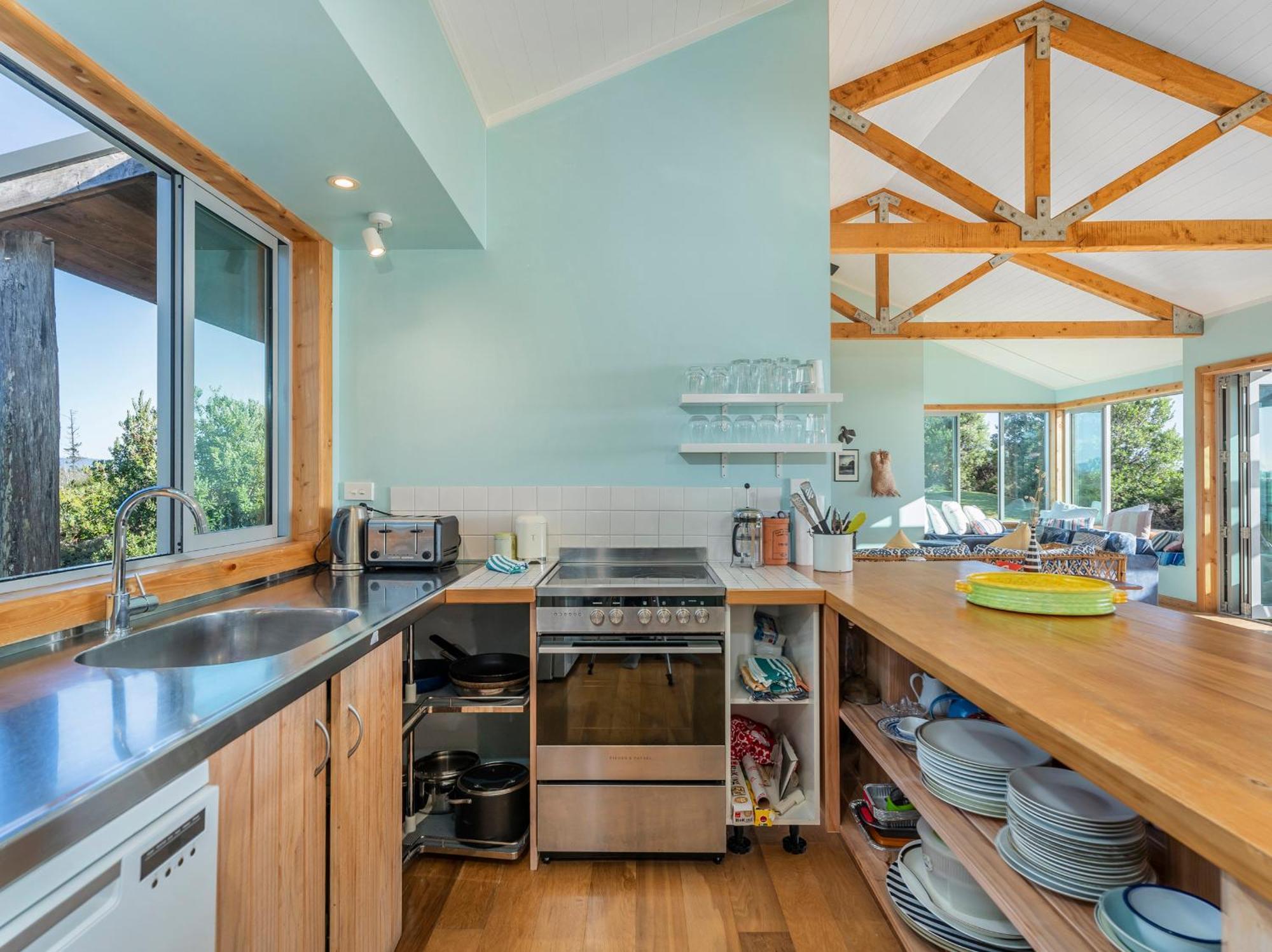 The Grandstand - Hahei Holiday Home Exterior foto